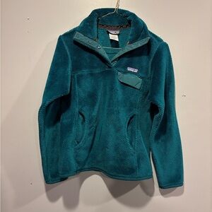 Patagonia Teal Fleece Pullover